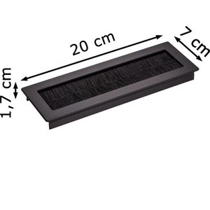 Produktbild für Kabeldurchlass SO-TECH TONDO, 200 mm, rechteckig
