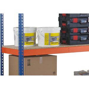 Produktbild für Weitspannregal Schulte 18301-N, 4 Holzböden