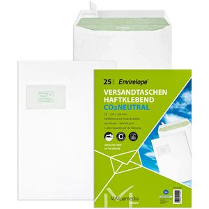 Versandtaschen Mailmedia Envirelope, weiß, C4