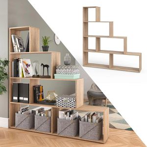 Produktbild für Bücherregal Vicco 55302, sonoma eiche