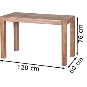 Produktbild für Esstisch Wohnling WL1.442, Akazien-Massivholz