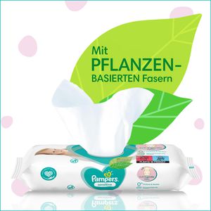 Produktbild für Feuchttücher Pampers Sensitive, 624 Tücher