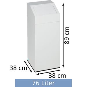 Produktbild für Mülleimer VAR 1241, weiß
