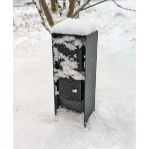 Produktbild für Gartensteckdose Bold Orio, anthrazit, anschraubbar