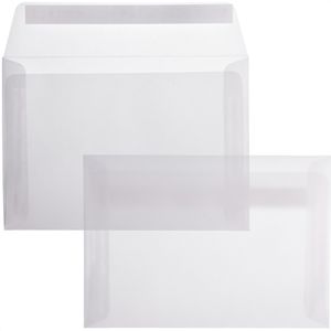 Briefumschläge Blanke weiß/transparent, C6