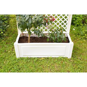 Produktbild für Pflanzkasten KHW Czardas 47001 weiß