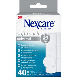 Pflaster Nexcare 3M Soft Touch Universal 40 Strips