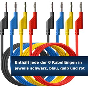 Produktbild für Messleitung PeakTech P 8202, 25-teilig