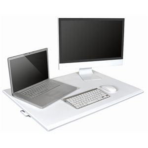 Produktbild für Schreibtischaufsatz Luxor DC-Basic-W, weiß