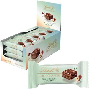 Produktbild für Waffeln Lindt Choco Wafer Milk Chocolate &amp; Hazelnut
