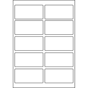 Produktbild für Adressetiketten Zweckform 3350, weiß