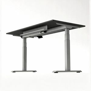 Produktbild für Schreibtisch Kerkmann Move 1 stable, anthrazit / silber