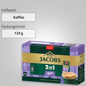 Produktbild für Kaffee Jacobs 3 in 1 Milka