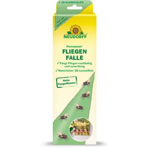 Fliegenfalle Neudorff Permanent Fenster, 3D-Motiv zum Ankleben
