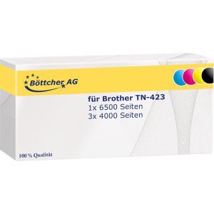 Produktbild für Toner Böttcher-AG für Brother TN-423 Multipack