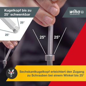 Produktbild für Sechskantschlüssel Wiha 369KH9, 40410