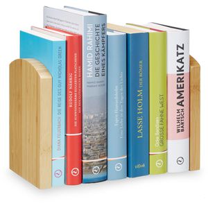 Buchstütze Relaxdays 10024620, braun