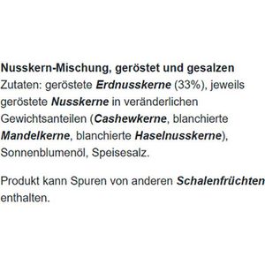 Produktbild für Nussmischung MAX Nuss Cocktail, in der Dose