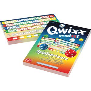 Produktbild für Spielblock NSV 418343, Qwixx gemixxt XL, 2 Stück