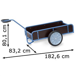 Produktbild für Handwagen Fetra 4109V, mit 4 Bordwänden