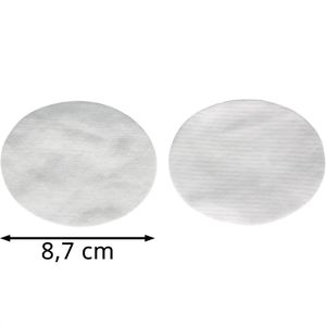 Produktbild für Wattepads elkos Face Bio, oval, extra groß