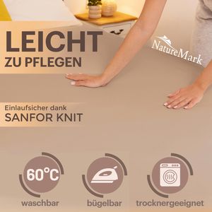 Produktbild für Spannbettlaken NatureMark Jersey, 90-100 x 200 cm