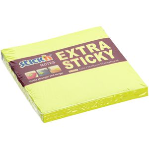 Produktbild für Haftnotizen Stickn Extra Sticky Notes, neongelb