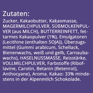 Produktbild für Tafelschokolade Milka Bunte Kakaolinsen