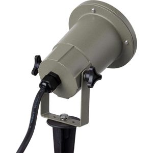 Produktbild für Gartenstrahler SLV Nautilus 10, grau, GU10-Fassung