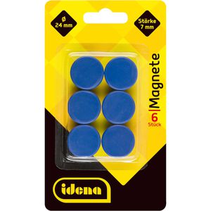 Magnete Idena 377026, blau