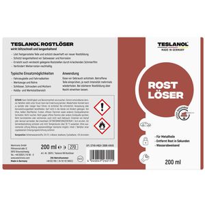 Produktbild für Rostentferner Teslanol 26015, Rostlöserspray