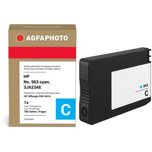 Produktbild für Tinte AgfaPhoto für HP 963, 3JA23AE, cyan
