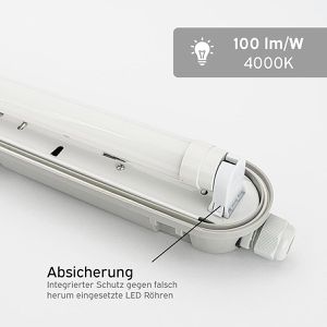 Produktbild für Feuchtraumleuchte LEDmaxx FW121S, IP65, LED mit 18 Watt