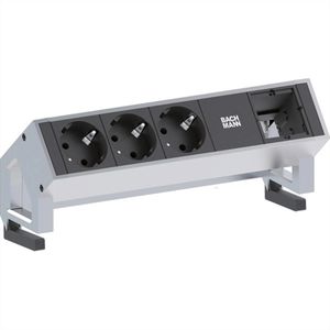Tischsteckdose Bachmann Desk 2, mit 0,2 m GST18 Kabel