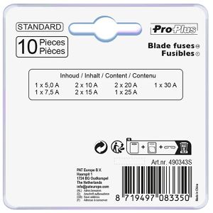 Produktbild für KFZ-Sicherungen ProPlus 490343S , Standard-ATO-Sicherung