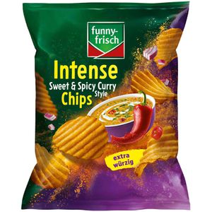 Chips funny-frisch Intense Sweet & Spicy Curry Style