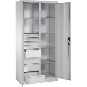 Produktbild für Werkzeugschrank CP-Möbel 8921-305, aus Metall, lichtgrau