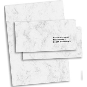 Briefpapier Sigel DP371 Set, grau, A4