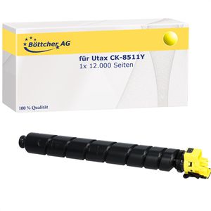 Toner Böttcher-AG für Utax CK-8511Y 1T02L7AUT0
