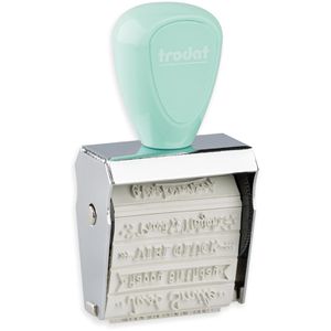 Produktbild für Motivstempel Trodat Creative Mini Set Beste Wünsche,aus Metall