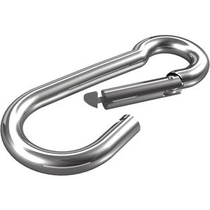 Karabinerhaken Dörner+Helmer 4915104, Edelstahl