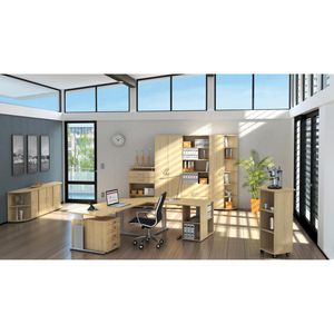 Produktbild für Rollcontainer Geramöbel Flex, aus Holz, ahorn