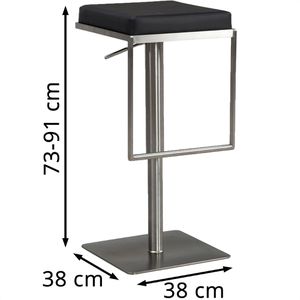 Produktbild für Barhocker Wohnling WL6.981, drehbar