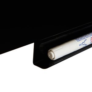 Produktbild für Kreidetafel Rocada Skinliquid, schwarz, magnetisch