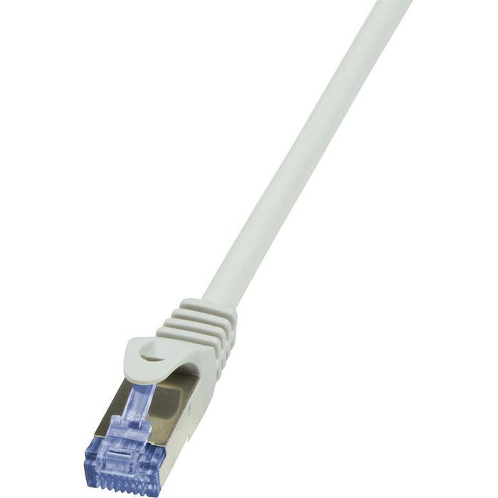 LogiLink Netzwerkkabel PrimeLine, CQ3042S, Cat 6A, RJ45-Stecker /  RJ45-Stecker, S/FTP, grau, 1,5 m – Böttcher AG