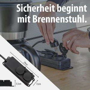 Produktbild für Steckdosenleiste Brennenstuhl 1159930 mit 2m Kabel