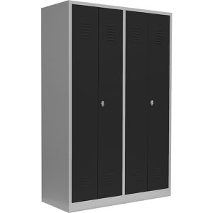 Produktbild für Spind Lüllmann 510448, Doppelspind, anthrazit
