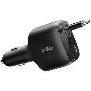 Produktbild für Zigarettenanzünder-Adapter Belkin BoostCharge, 3 A, 75 Watt