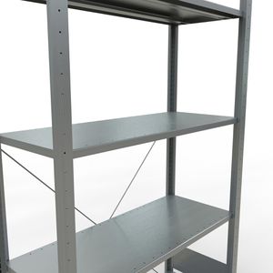 Produktbild für Schwerlastregal Schulte 12740, 5 Metallböden