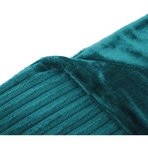 Produktbild für Kuscheldecke Gözze Cord Optik, 40067-54, petrol